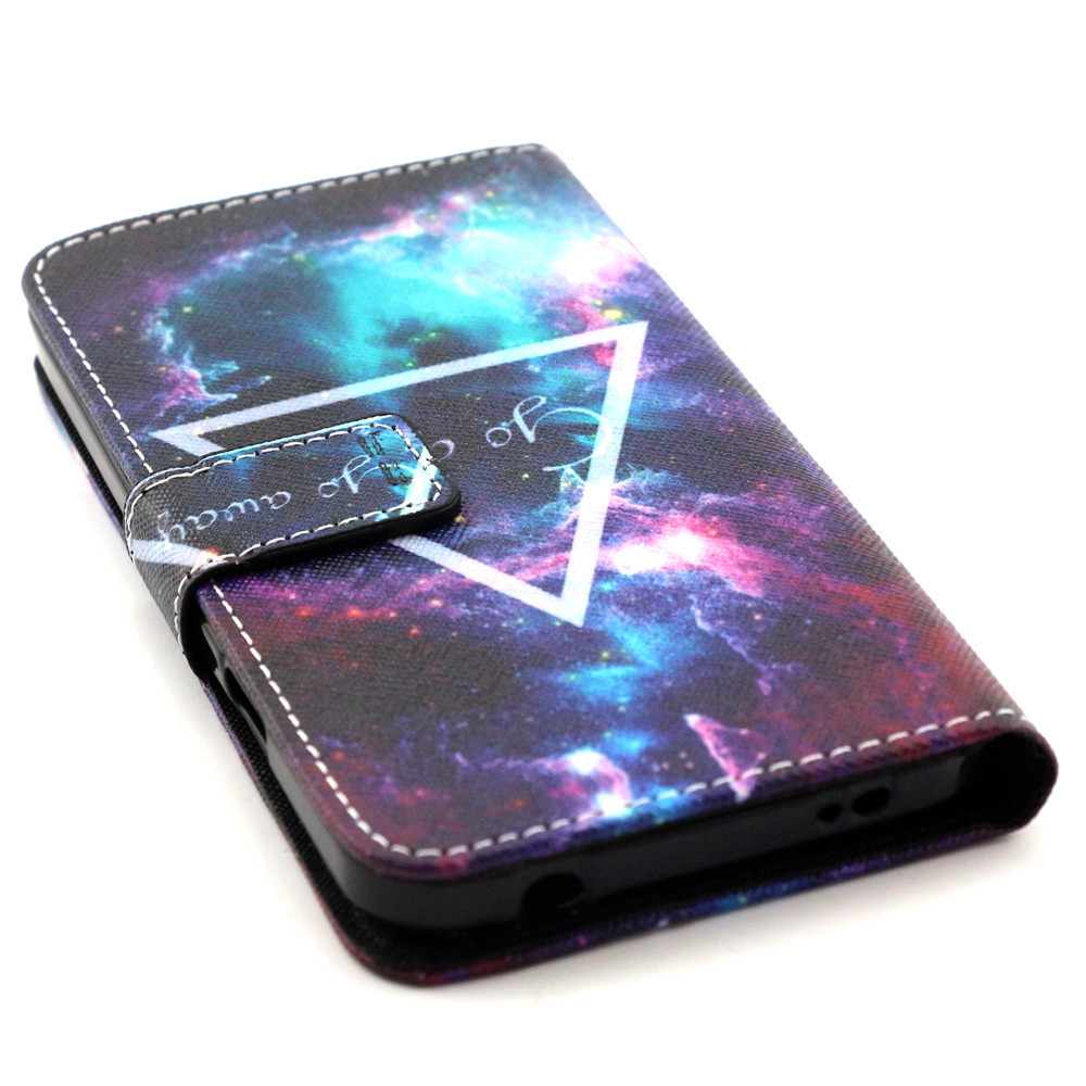 Galaxy S5 case wallet leather case printed