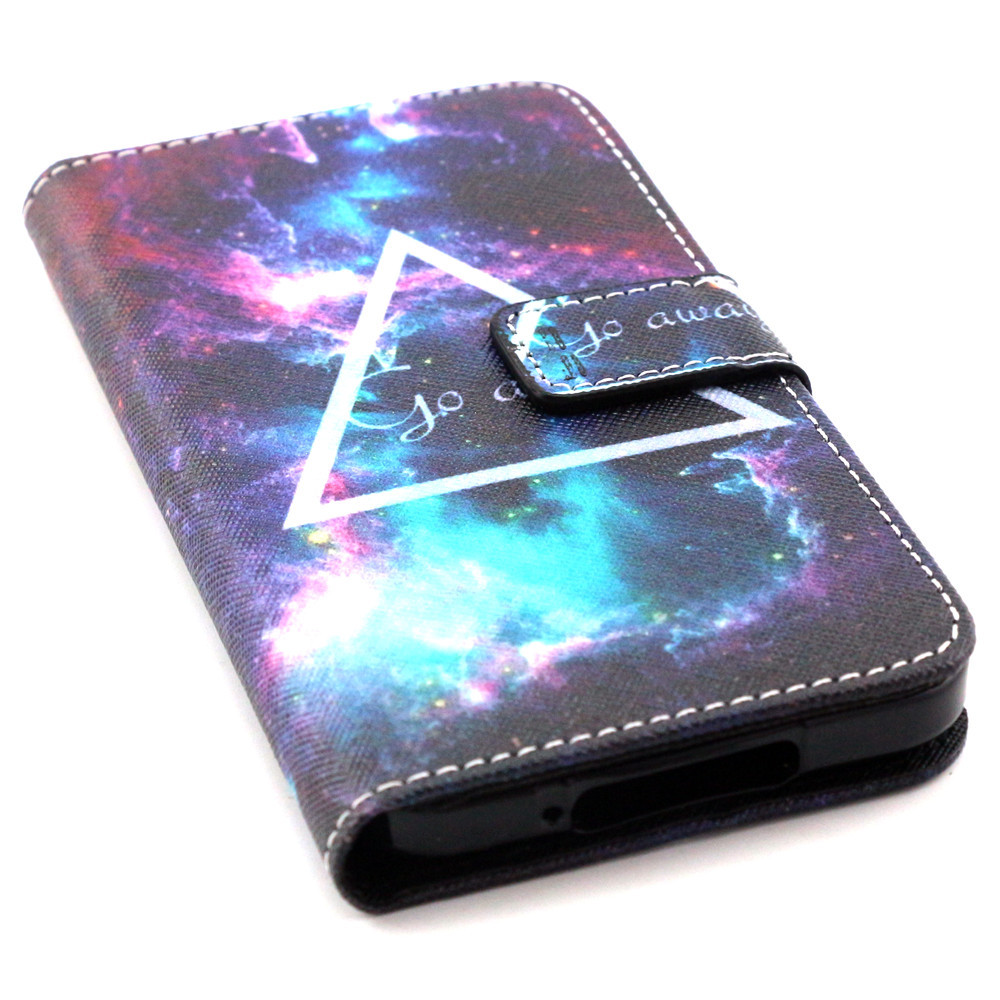 Galaxy S5 case wallet leather case printed