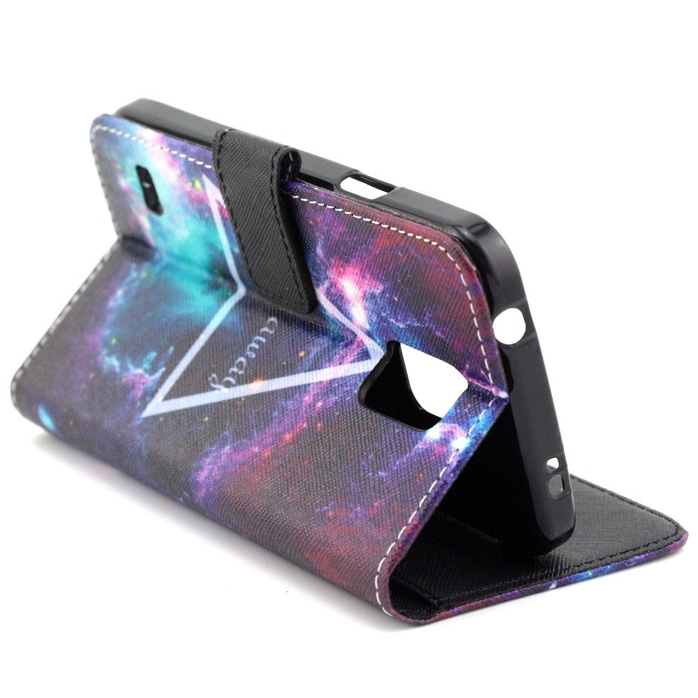 Galaxy S5 case wallet leather case printed