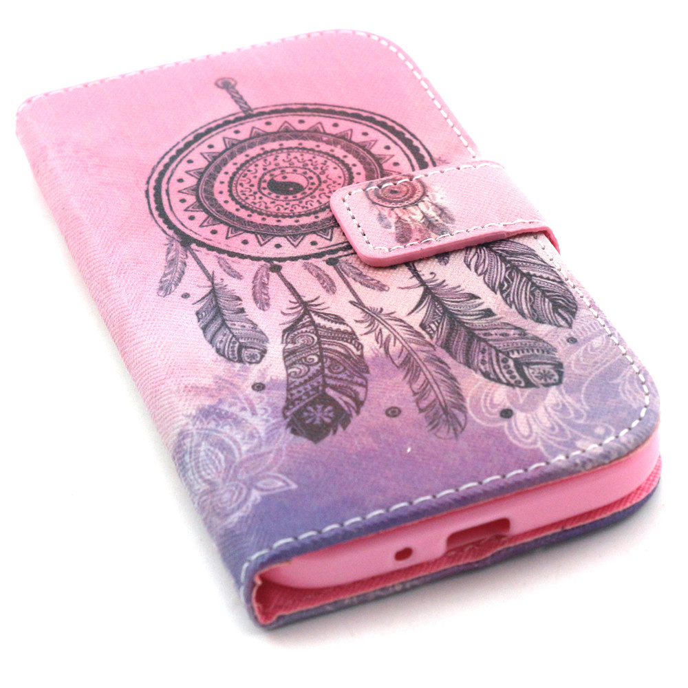Galaxy S4 case wallet leather case printed