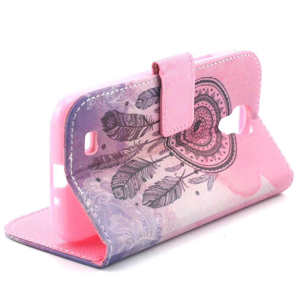Galaxy S4 case wallet leather case printed