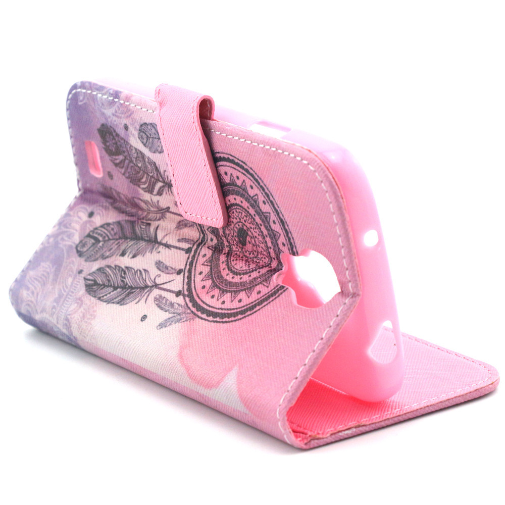 Galaxy S4 case wallet leather case printed