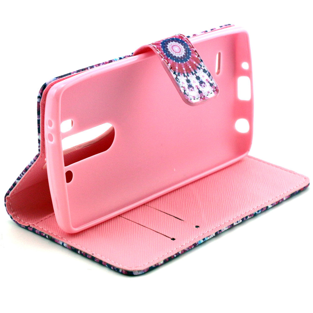 LG G3 case wallet leather case printed