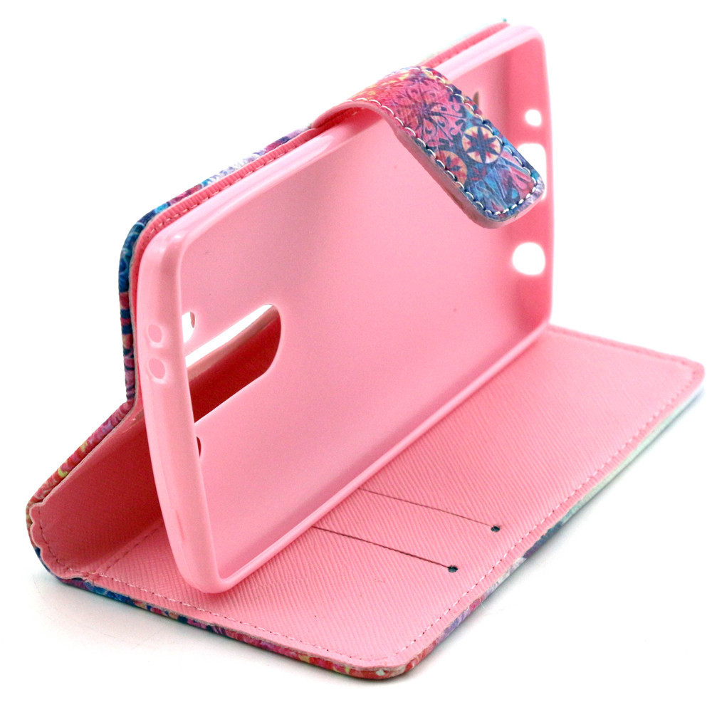 LG G3 case wallet leather case printed