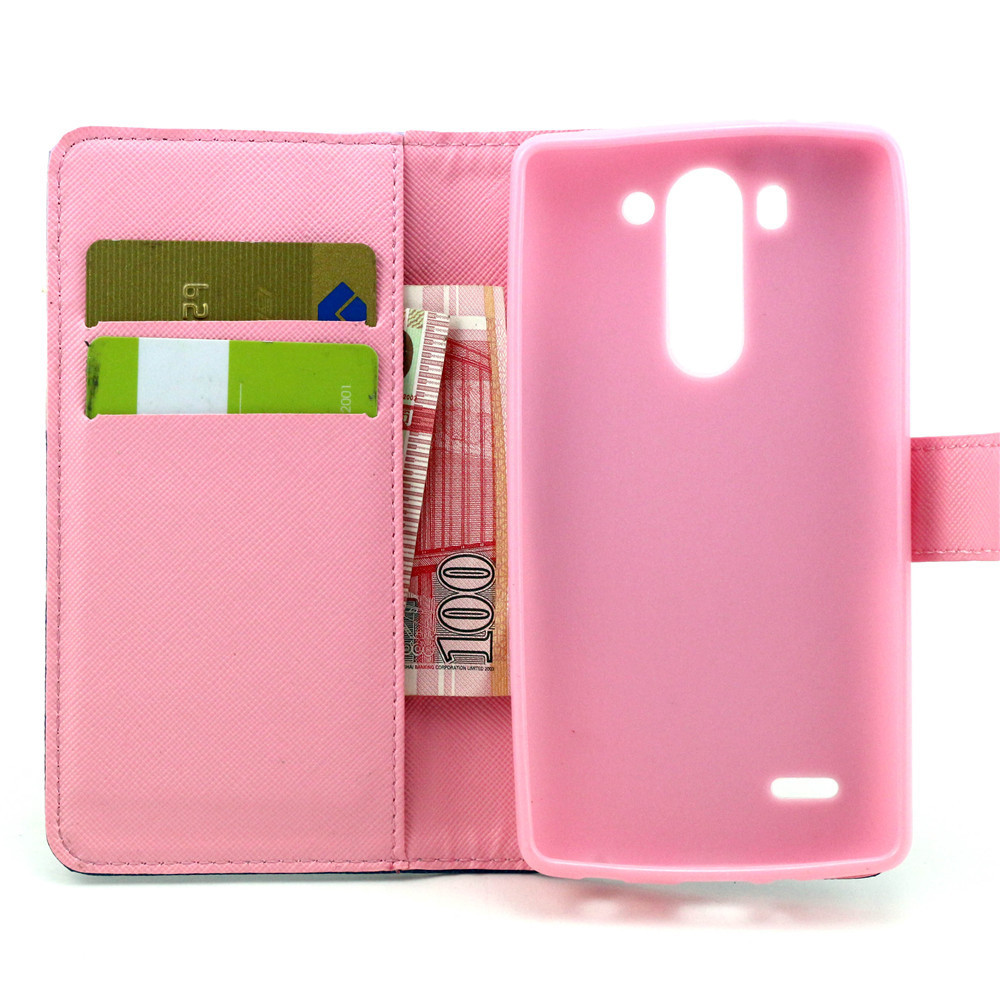 LG G3 case wallet leather case printed