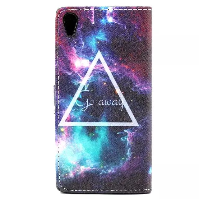 Sony Xperia Z5 case wallet leather case printed