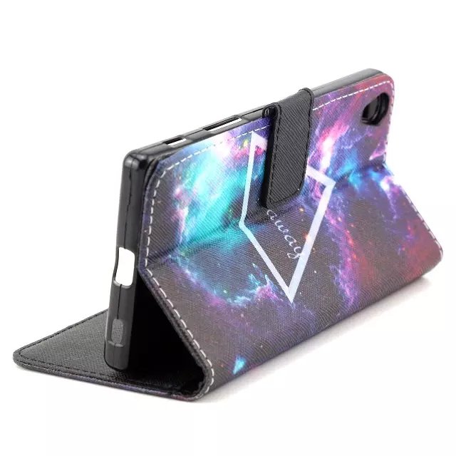 Sony Xperia Z5 case wallet leather case printed