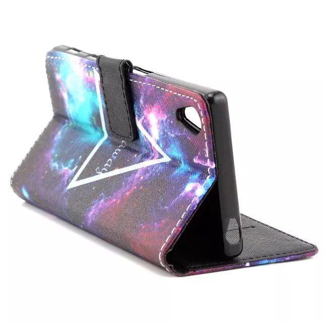 Sony Xperia Z5 case wallet leather case printed