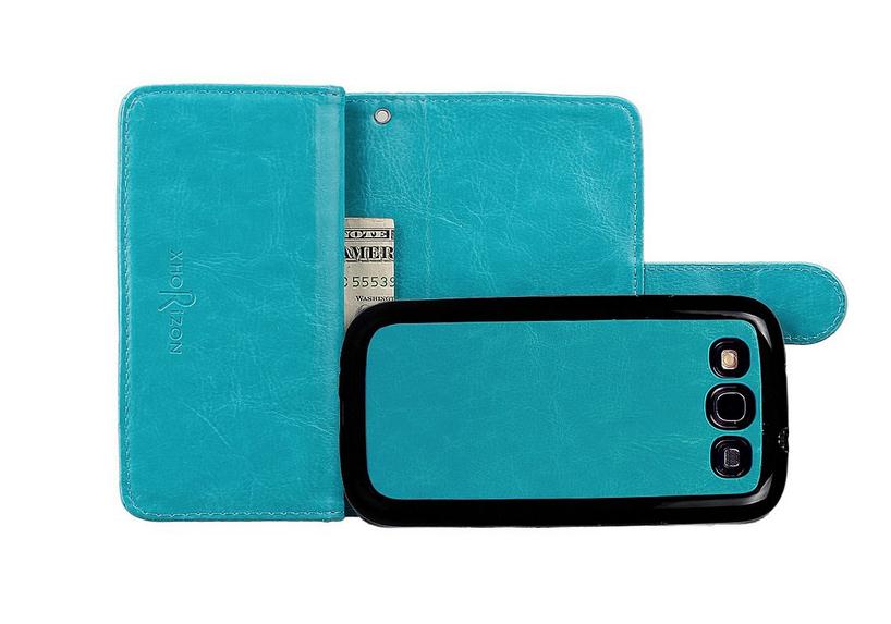 Galaxy S3 double wallet leather case detachable Galaxy S3 double wallet leather case detachable