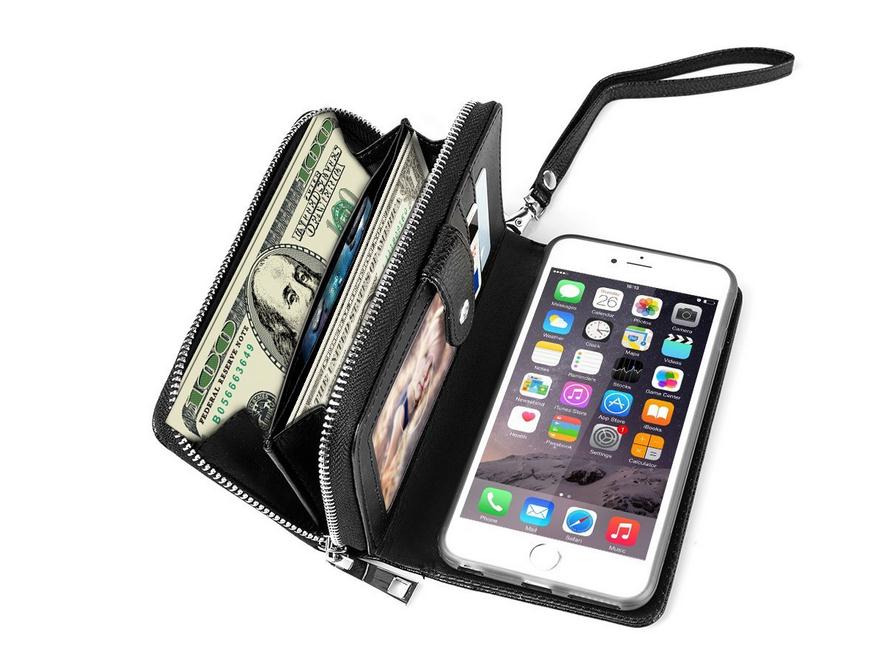 iPhone 5 5s SE coin wallet case detachable full wallet leather case