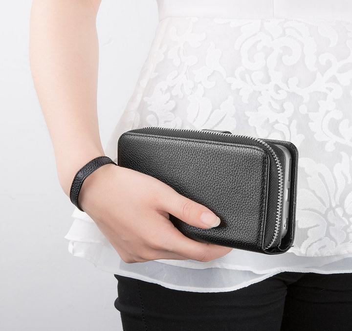 iPhone 5 5s SE coin wallet case detachable full wallet leather case