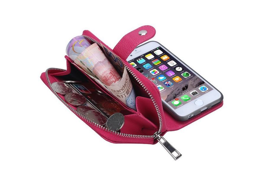 iPhone 5 5s SE coin wallet case detachable full wallet leather case iPhone 5 5s SE coin wallet case detachable full wallet leather case