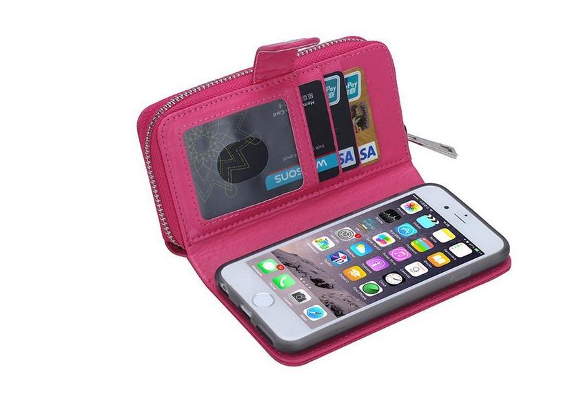 iPhone 5 5s SE coin wallet case detachable full wallet leather case iPhone 5 5s SE coin wallet case detachable full wallet leather case