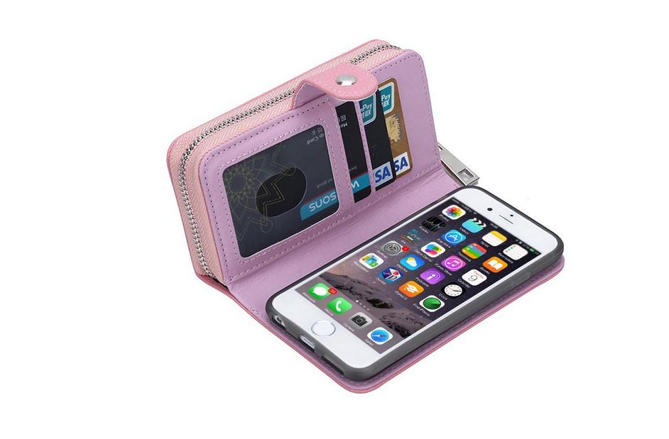 iPhone 5 5s SE coin wallet case detachable full wallet leather case iPhone 5 5s SE coin wallet case detachable full wallet leather case