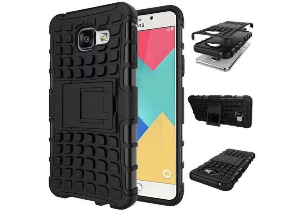 Galaxy A3 2016 Case Heavy Duty Hybrid Kickstand