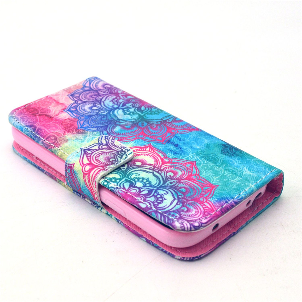 Galaxy S4 Mini case wallet leather case printed