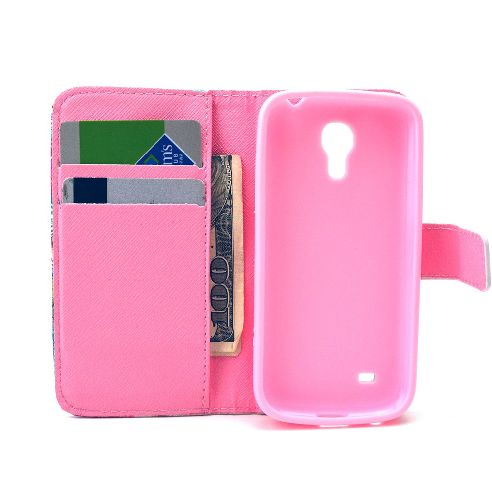 Galaxy S4 Mini case wallet leather case printed