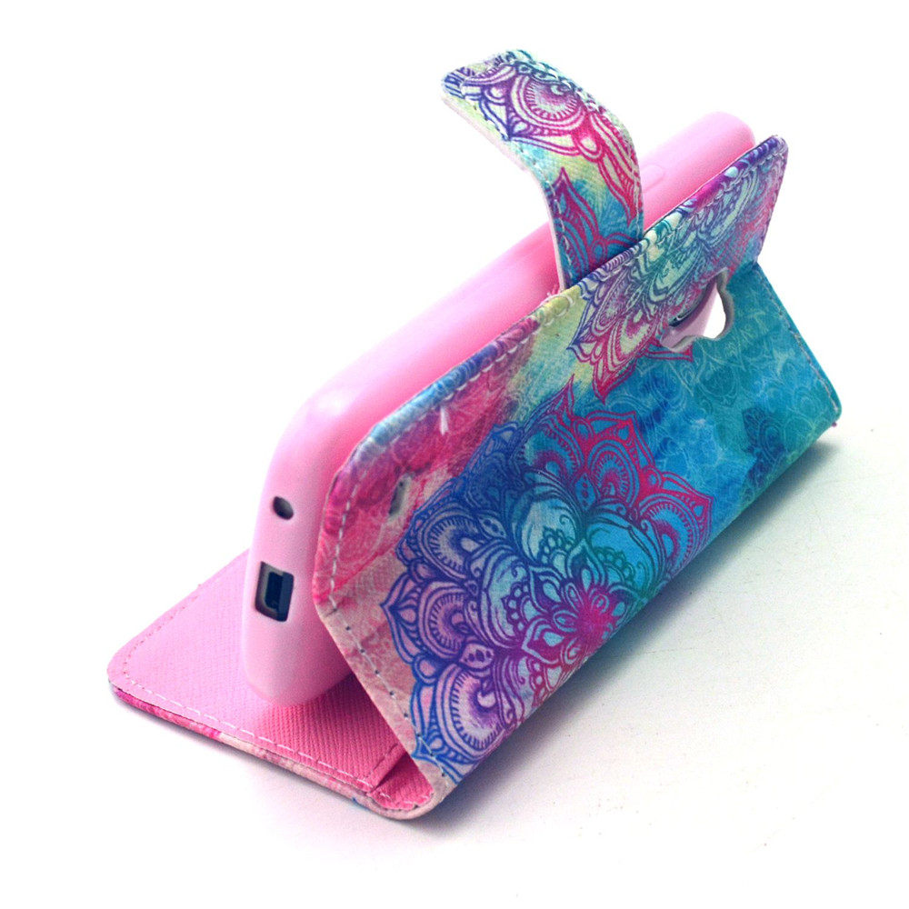 Galaxy S4 Mini case wallet leather case printed