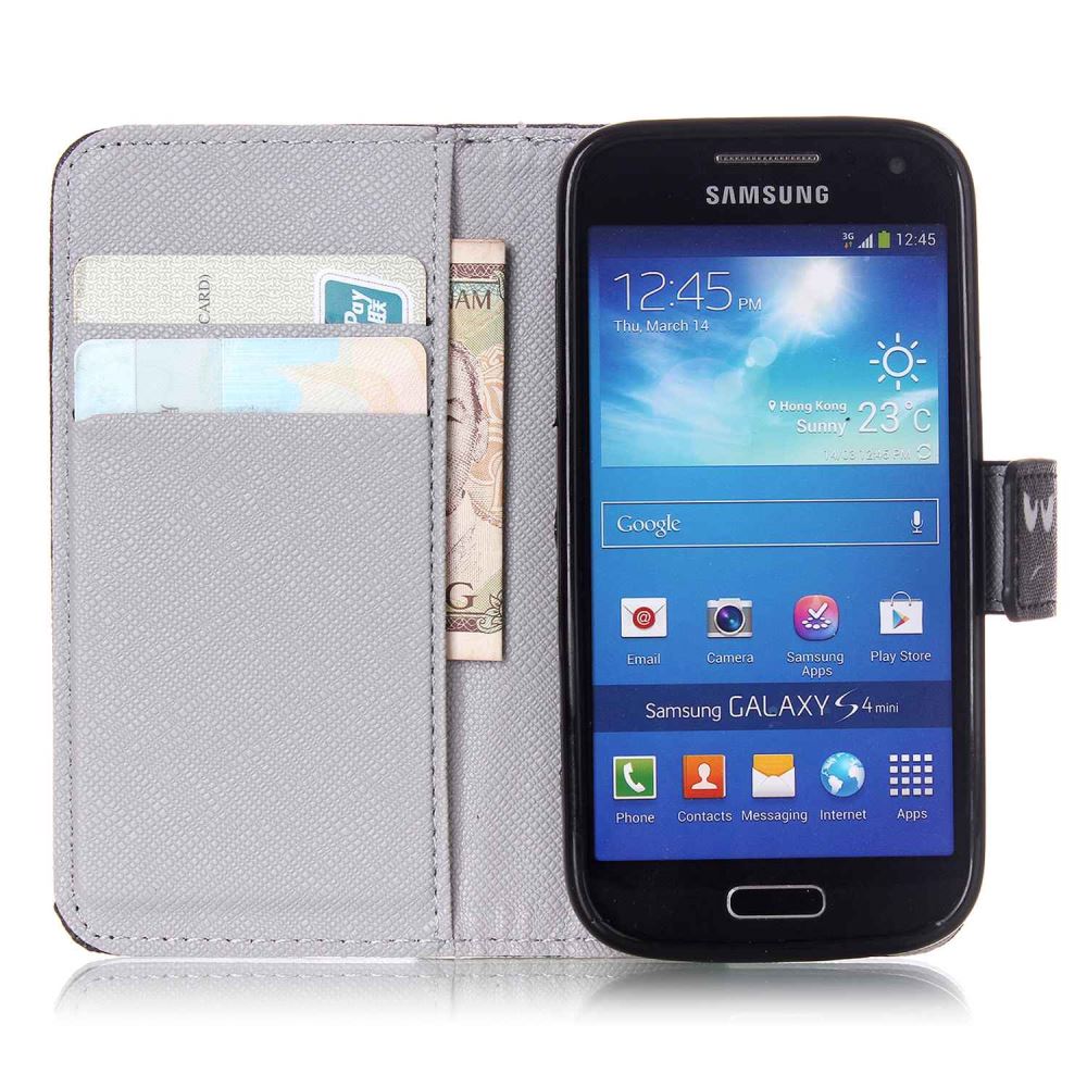 Galaxy S4 Mini case wallet leather case printed Galaxy S4 Mini case wallet leather case printed