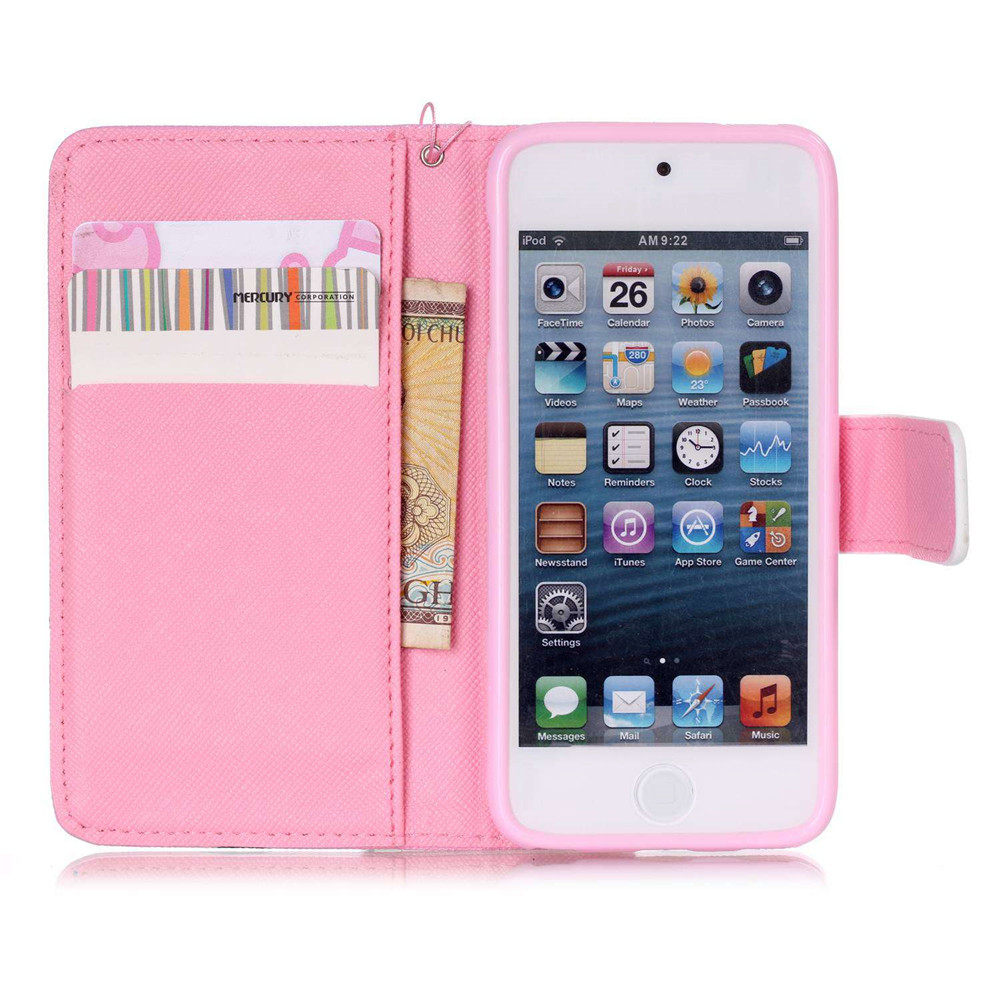 iPod Touch 5 6 case wallet leather case printed iPod Touch 5 6 case wallet leather case printed