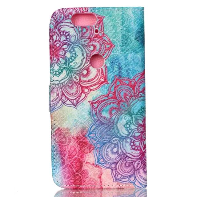 Google Nexus 6P case wallet leather case printed