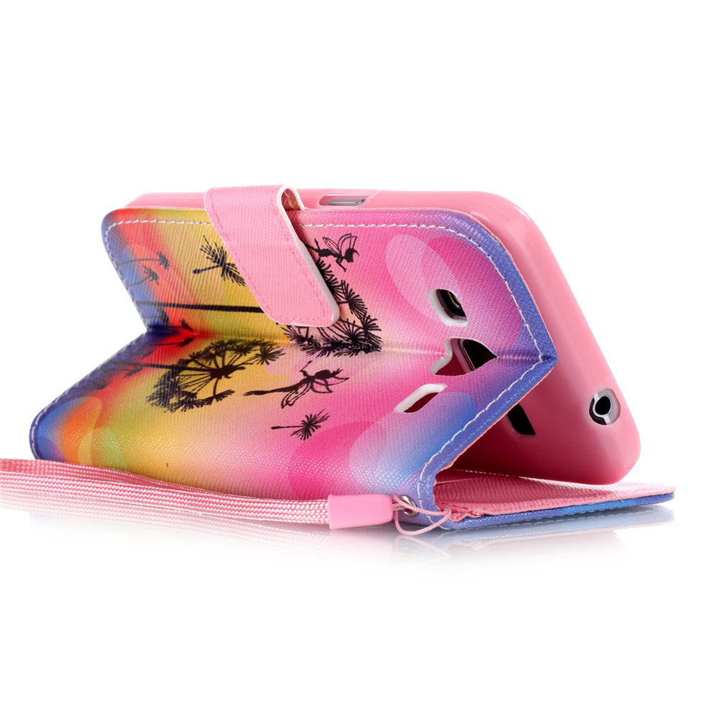 Galaxy Core Prime case wallet leather case printed