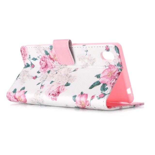 Sony M4 Aqua case wallet leather case printed