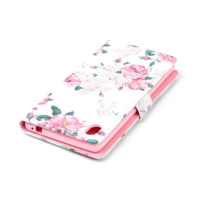Sony M4 Aqua case wallet leather case printed