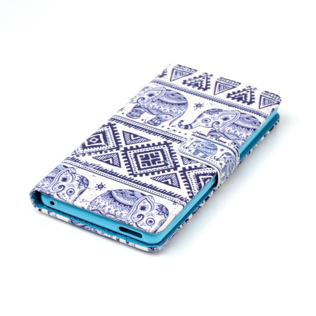 Sony M4 Aqua case wallet leather case printed