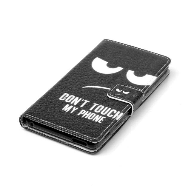 Sony M4 Aqua case wallet leather case printed