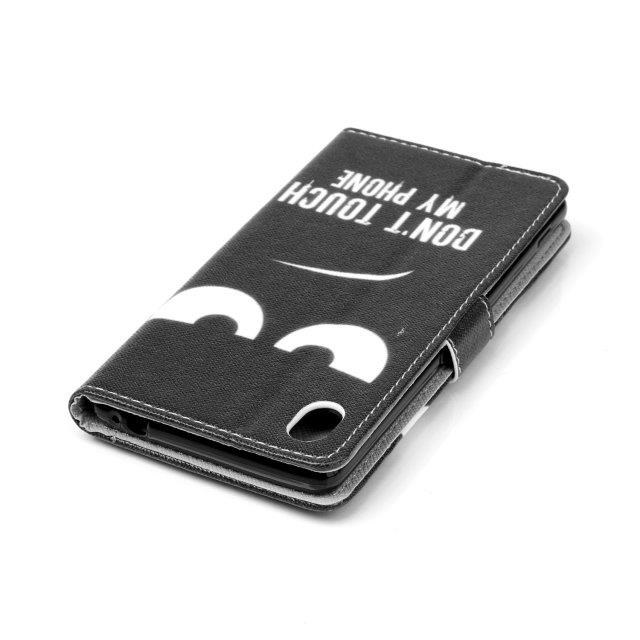 Sony M4 Aqua case wallet leather case printed