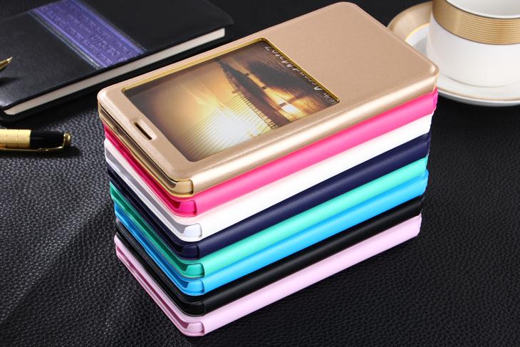 Huawei G8 smart window veiw flip leather case