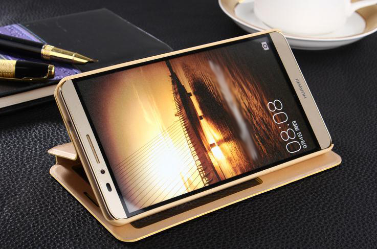 Huawei G8 smart window veiw flip leather case
