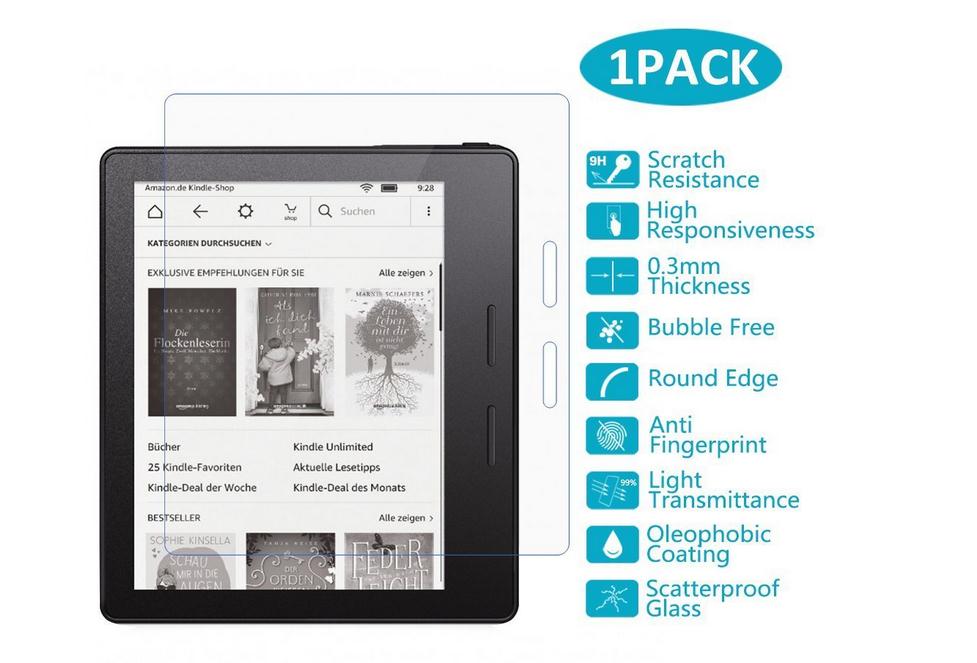 Kindle Oasis Tempered Glass Screen Protector