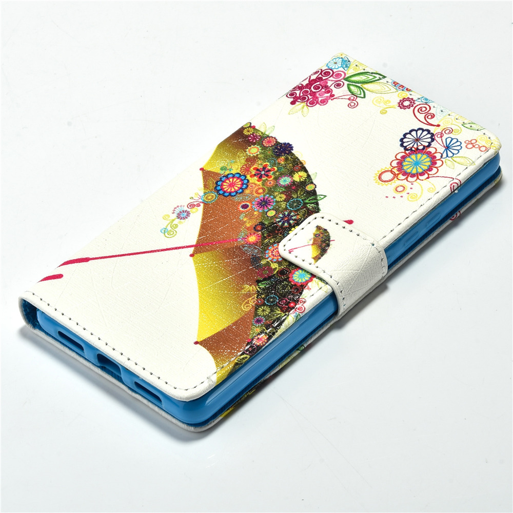 Huawei P9 lite case wallet leather case printed