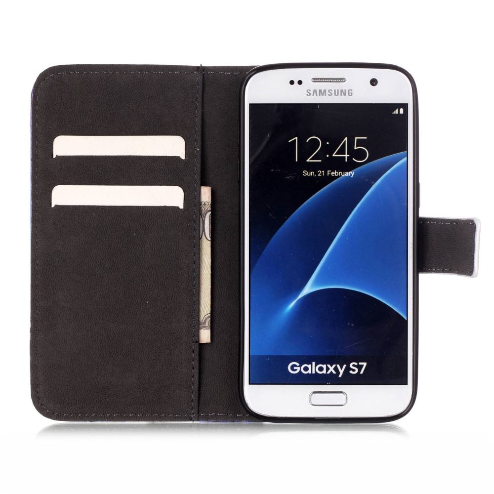 Galaxy S7 case wallet leather case printed Galaxy S7 case wallet leather case printed