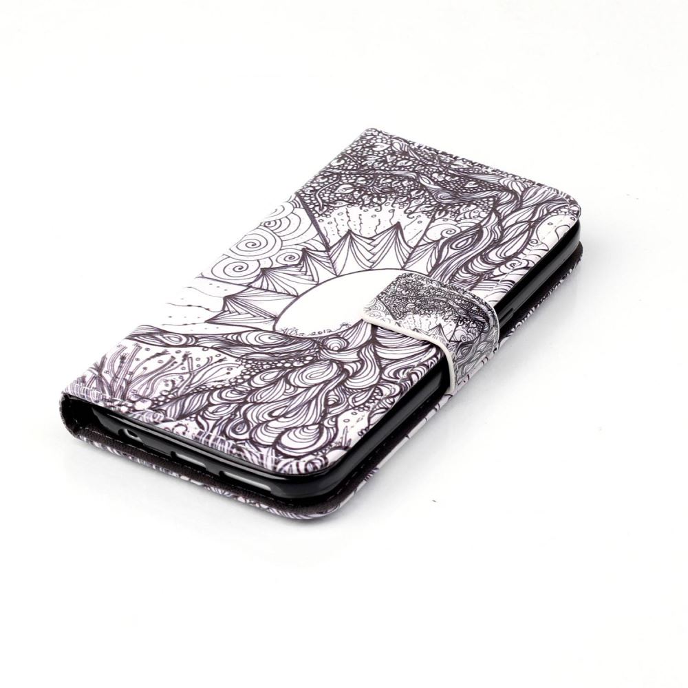 Galaxy S7 case wallet leather case printed