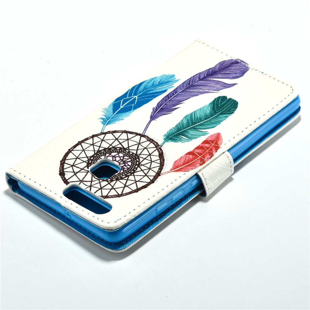 Huawei P9 case wallet leather case printed