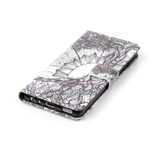 Huawei P9 case wallet leather case printed