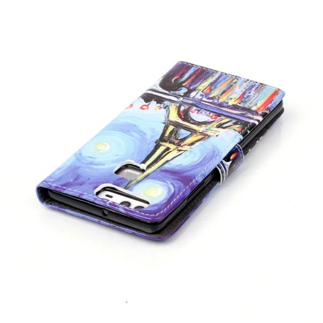 Huawei P9 case wallet leather case printed