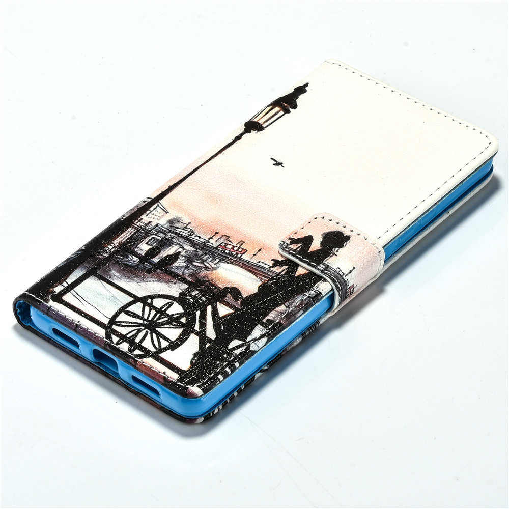 Huawei P9 lite case wallet leather case printed