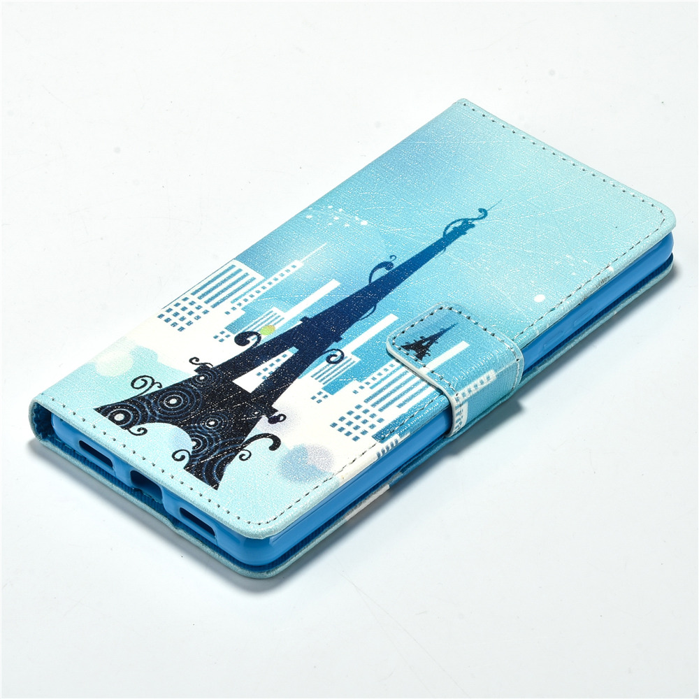 Huawei P9 lite case wallet leather case printed