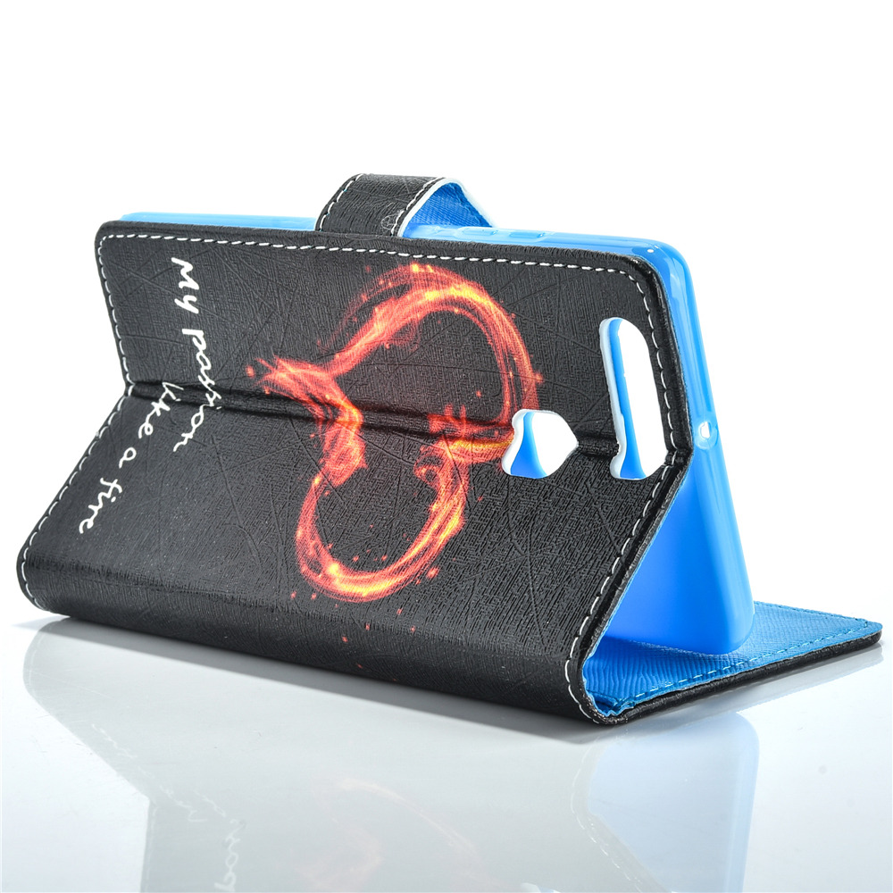 Huawei P9 case wallet leather case printed