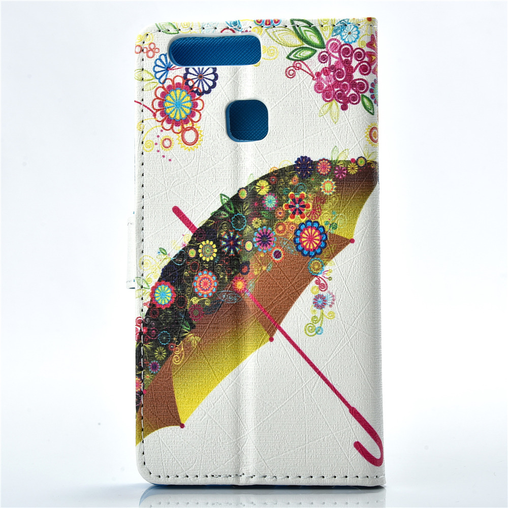 Huawei P9 case wallet leather case printed