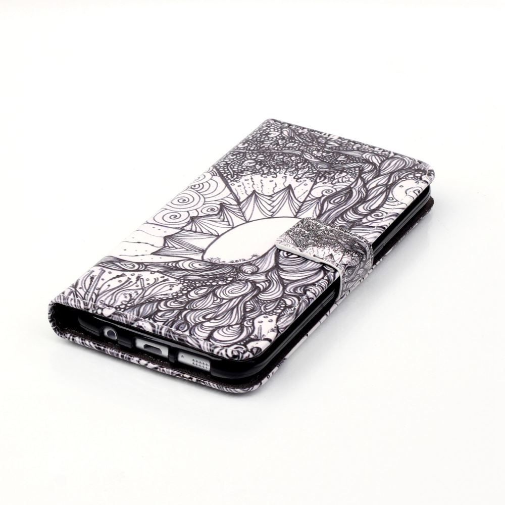 Galaxy S7 Edge case wallet leather case printed