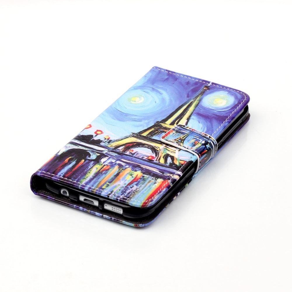 Galaxy S7 Edge case wallet leather case printed