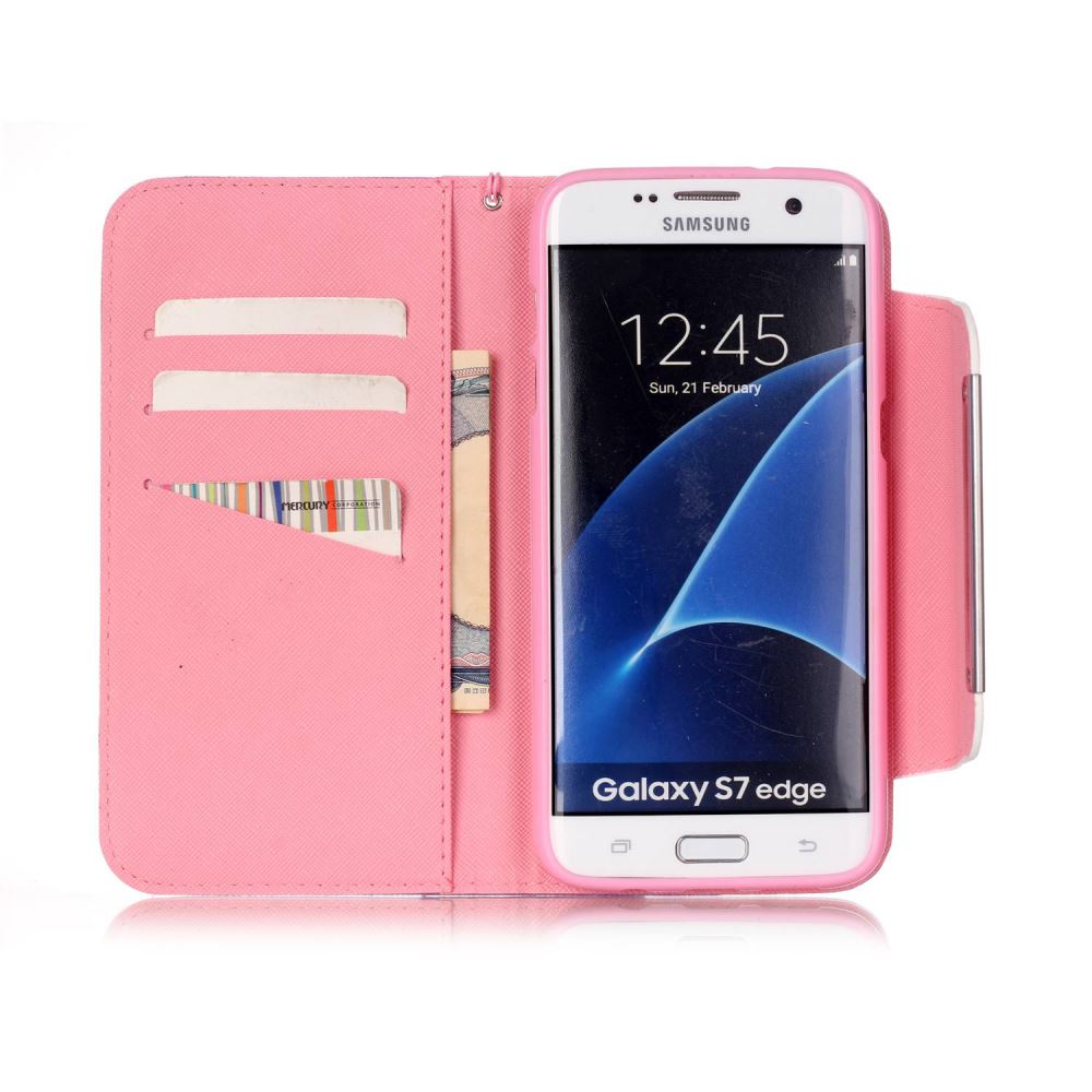 Galaxy S7 EDGE case wallet leather case printed Galaxy S7 EDGE case wallet leather case printed