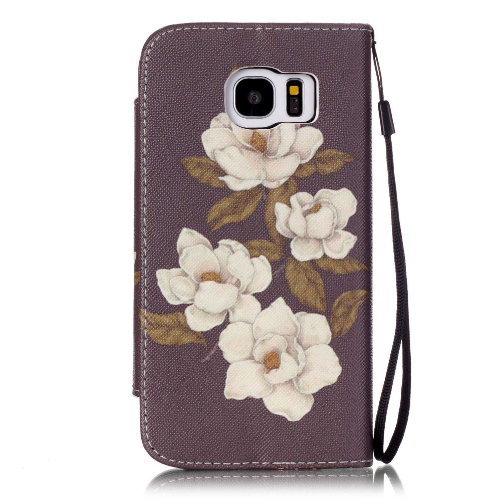 Galaxy S7 EDGE case wallet leather case printed