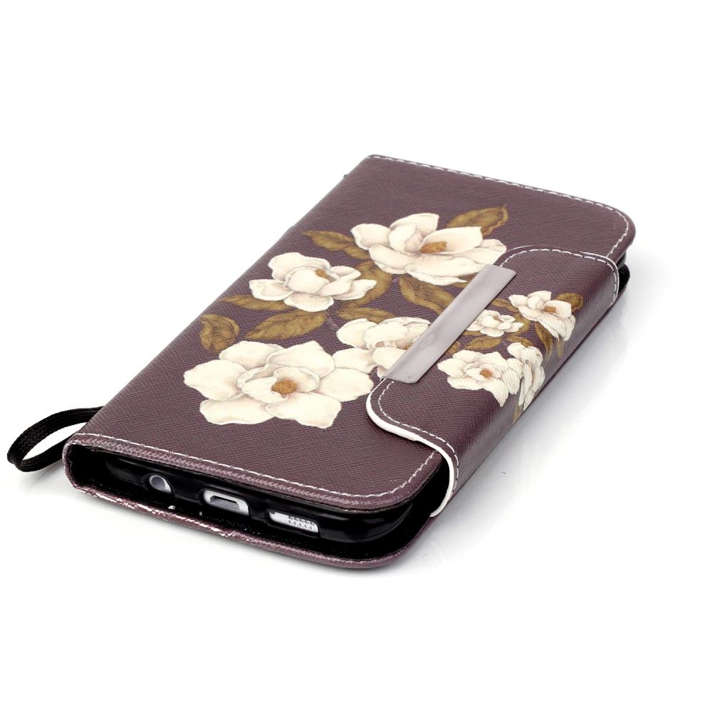Galaxy S7 EDGE case wallet leather case printed