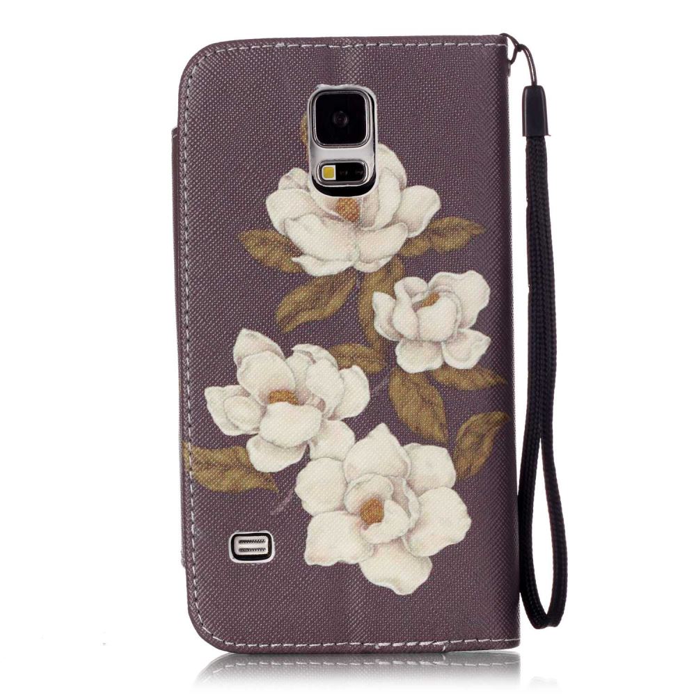 Galaxy S5 case wallet leather case printed